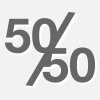 50 50 icon